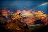 Remembering His Promises, Rainbow over the Grand Canyon