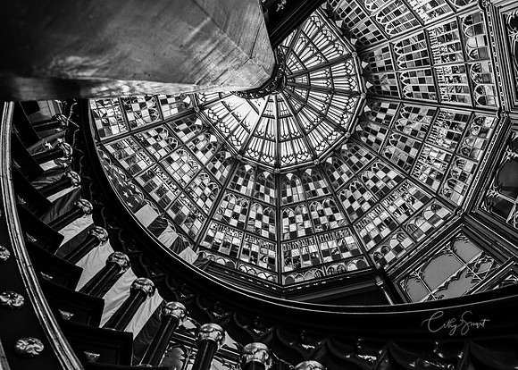 Louisiana Old State Capitol - Dome and Staircase